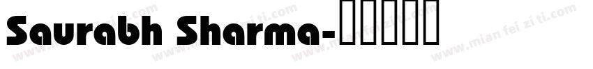 Saurabh Sharma字体转换